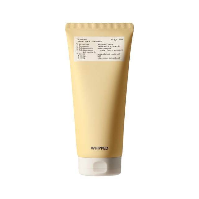 WHIPPED Vegan Pack Cleanser Jumbo Yujamong 130gm